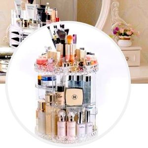 Dream Genius perfume/makeup, Vanity Trays 360 degree rotating organizer!
